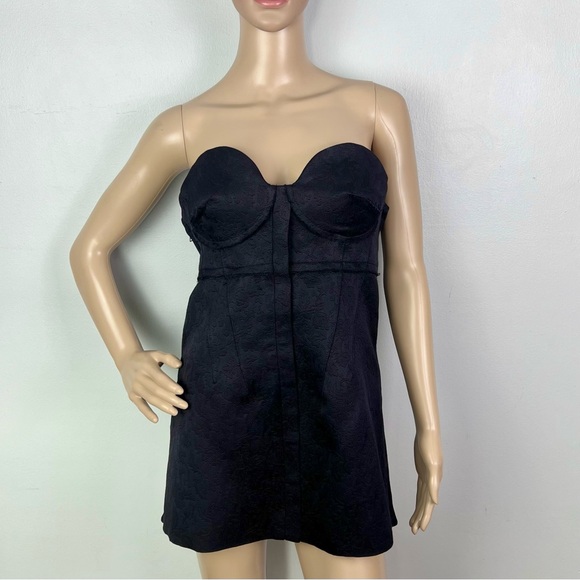 NEW PROENZA SCHOULER STRAPLESS JACQUARD BUSTIER TOP - Picture 2 of 9